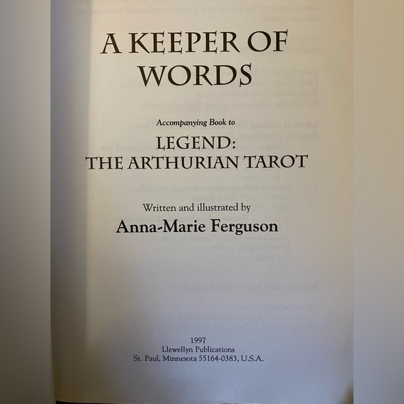 TAKING OFFERS! OOP Legend Arthurian Tarot Llewelyn 1st ed 1997 w all accessories - Picture 2 of 2